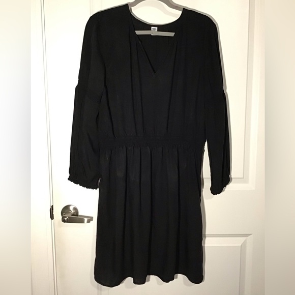 Old Navy Dresses & Skirts - Old Navy Black Long Sleeve Dress Size L